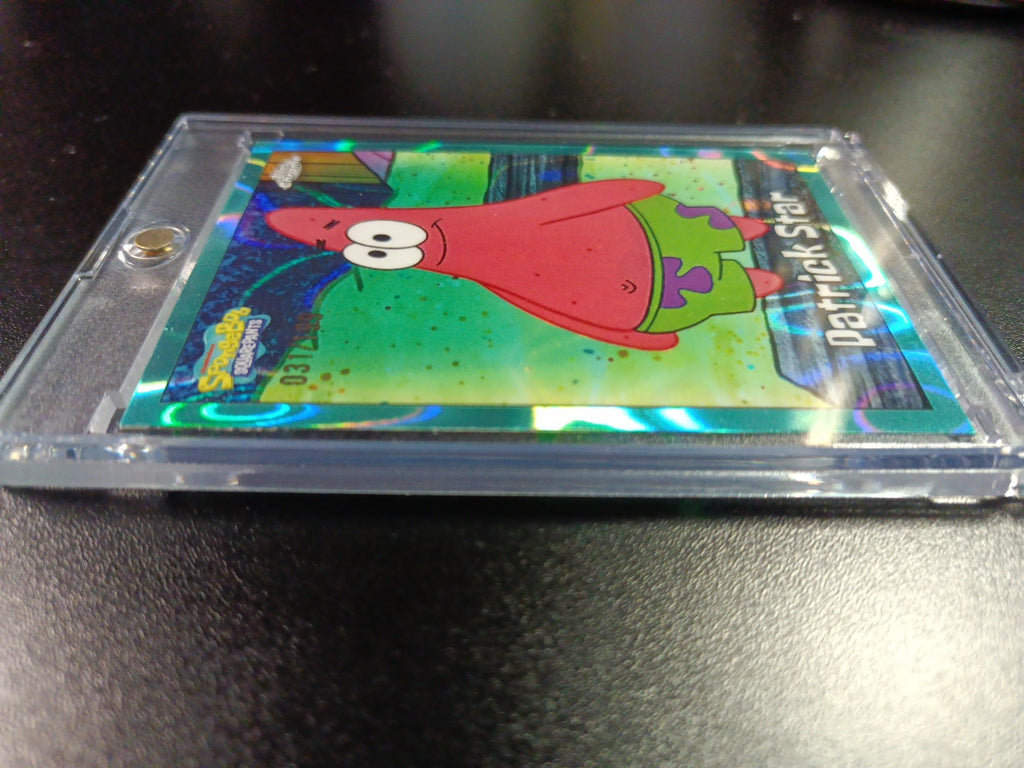 SpongeBob # 31/199 Patrick Star Aqua Lava Refractor Card Topps Case Hit /199