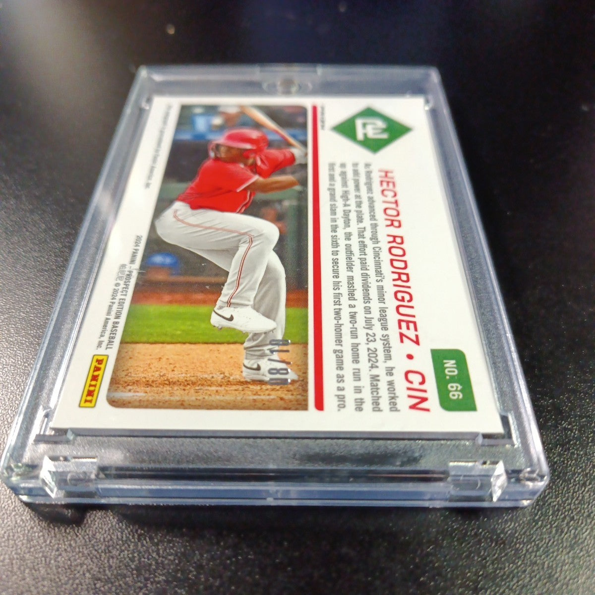 # /10 Gold Prizm Autograph  Hector Rodriguez Rookie Prospect Baseball Card