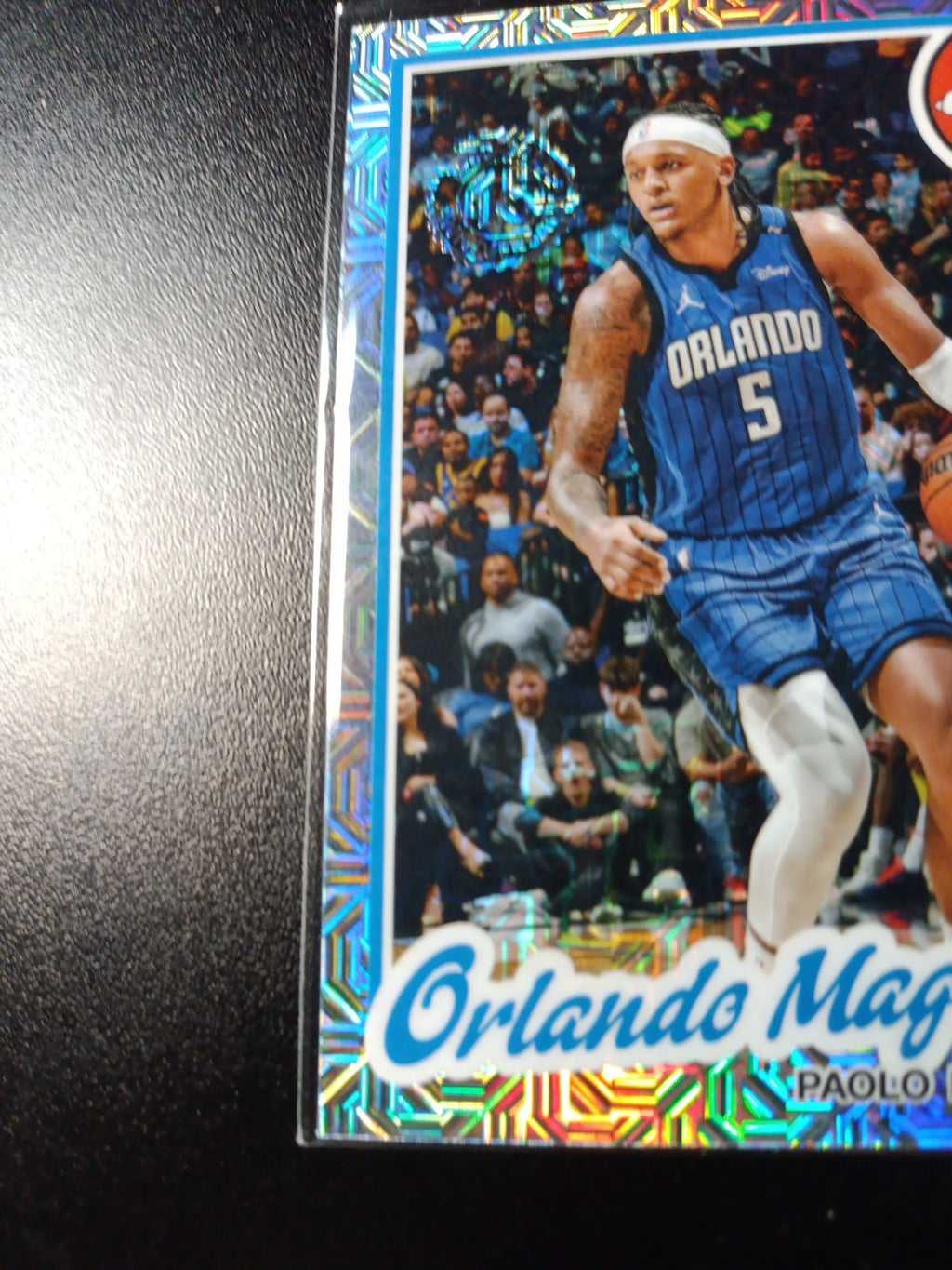 Mojo Refractor Paolo Banchero 45th Anniversary Card 25-26 Topps Basketball NBA