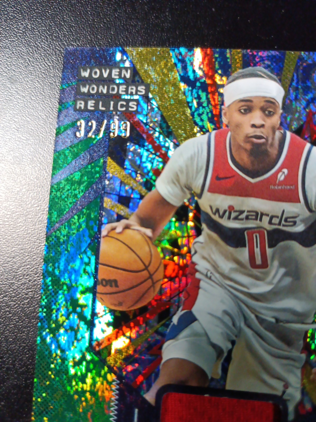 /99 Topps Basketball 2025-26 Card Bilal Coulibaly Jersey Patch Relic Green Prizm
