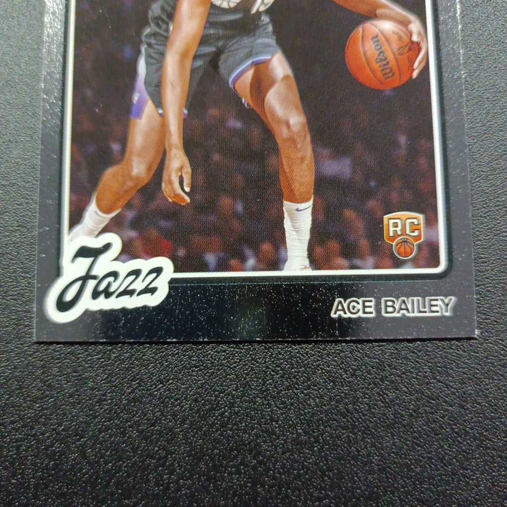 2025-26 Topps Basketball Card Ace Bailey Silver Foil 45th Anniversary