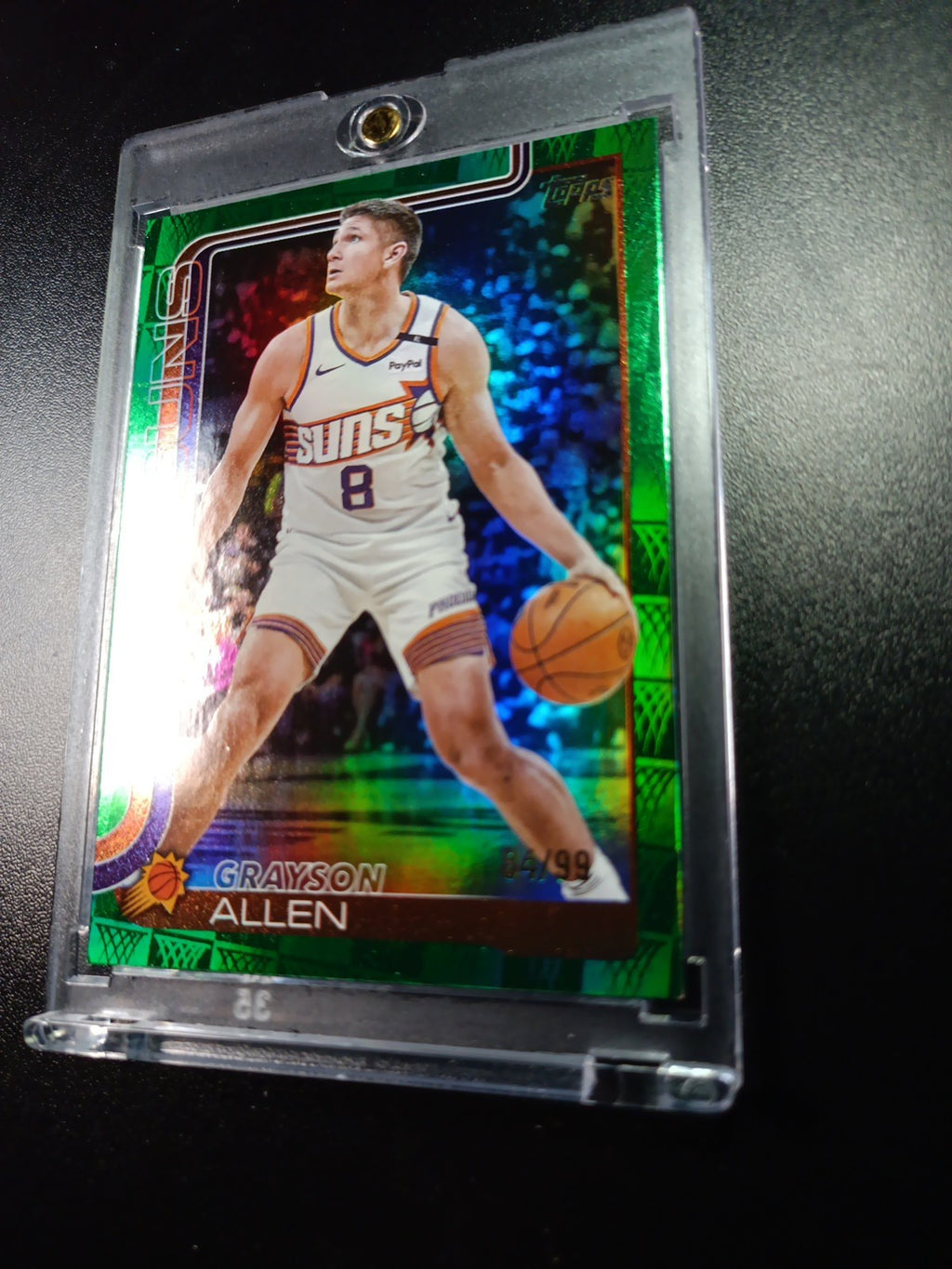 /99 Grayson Allen Season Tip Off Green Logofractor Card 2025-26 Topps Basketball