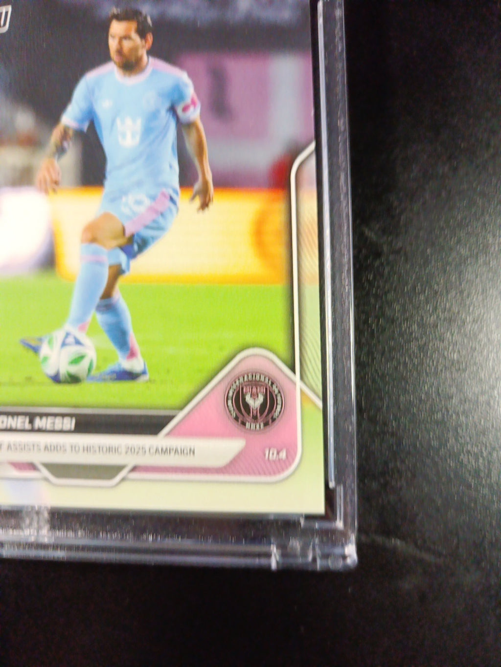 # /25 Lionel Messi Orange Foil Topps Now  Variant & Base Card 107 Soccer 2025