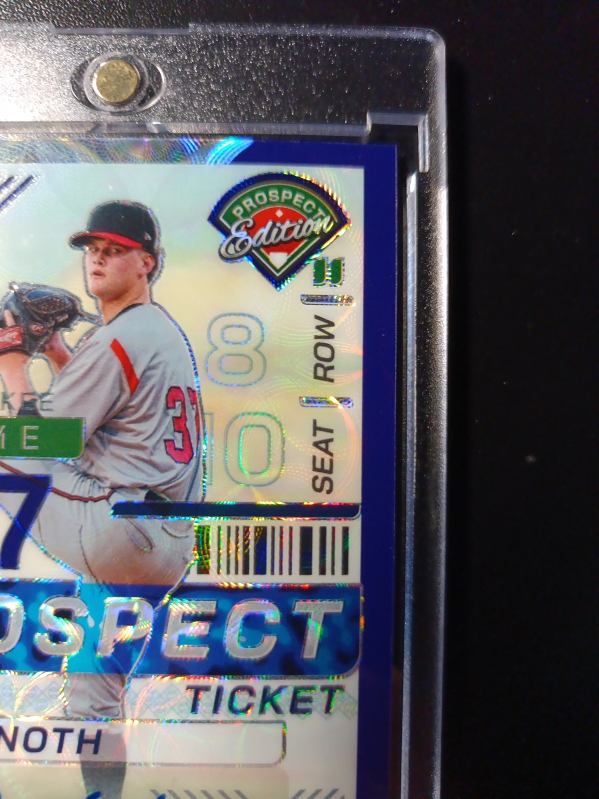 # /49 Prizm Autograph Josh Knoth Panini Prospect Rookie Baseball Card 2024