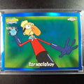 SpongeBob 130/150 Barnacleboy Mermaid Man Blue Refractor Card Topps Chrome /150