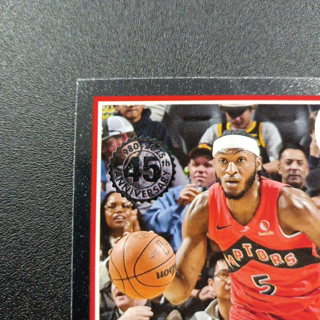 2025-26 Topps Basketball Card Immanuel Quickley Silver Foil 45th Anniversary