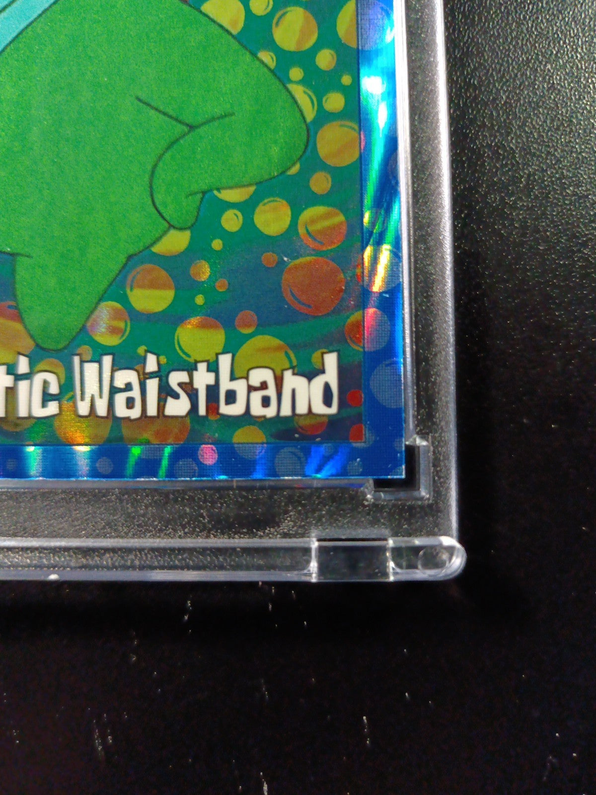 SpongeBob # /99 Blue Bubblefractor Patrick Elastic Waistband Bubble Card Chrome