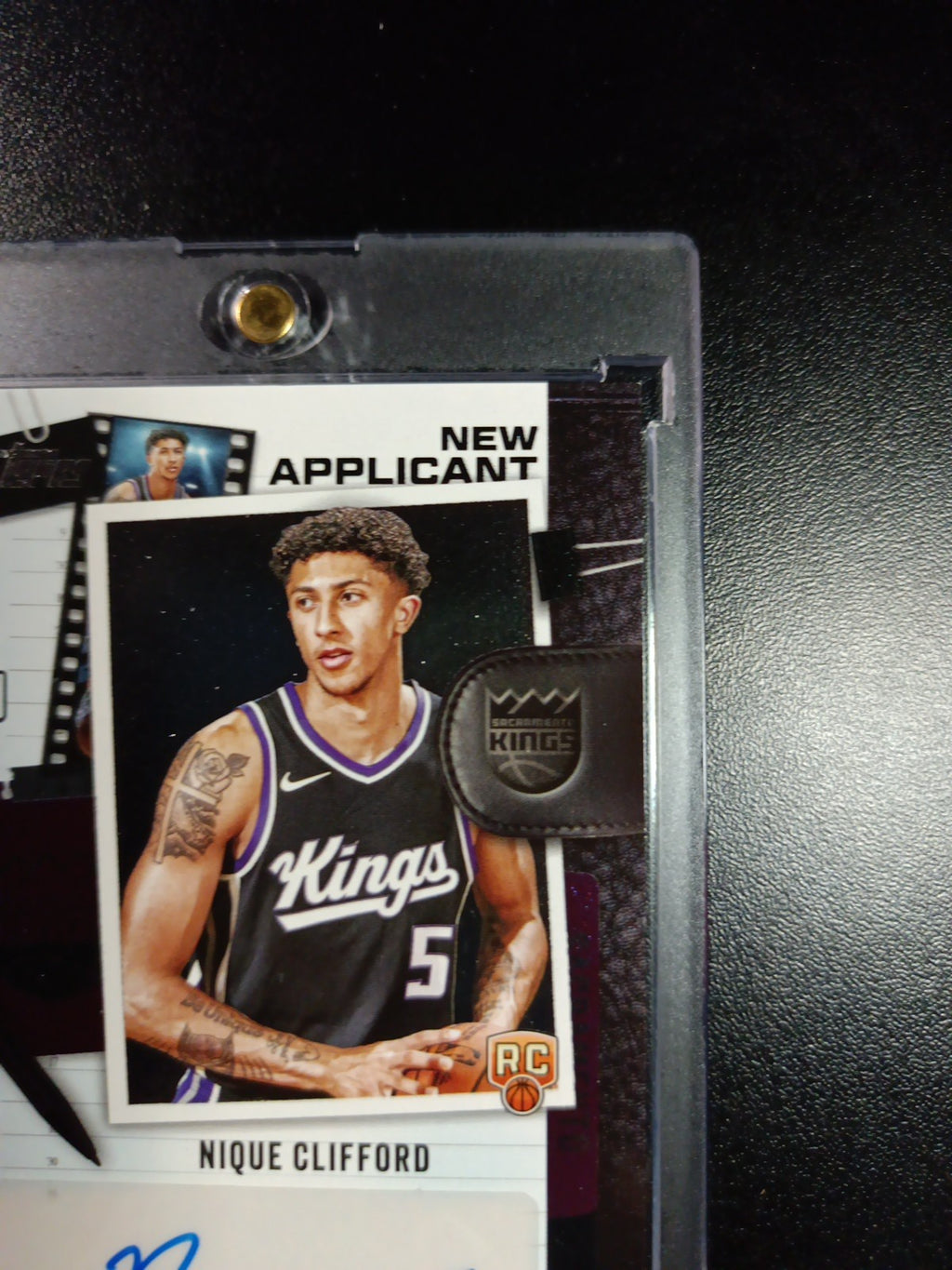 Rookie Autograph Nique Clifford New Applicant Card 2025-26 Topps Basketball NBA