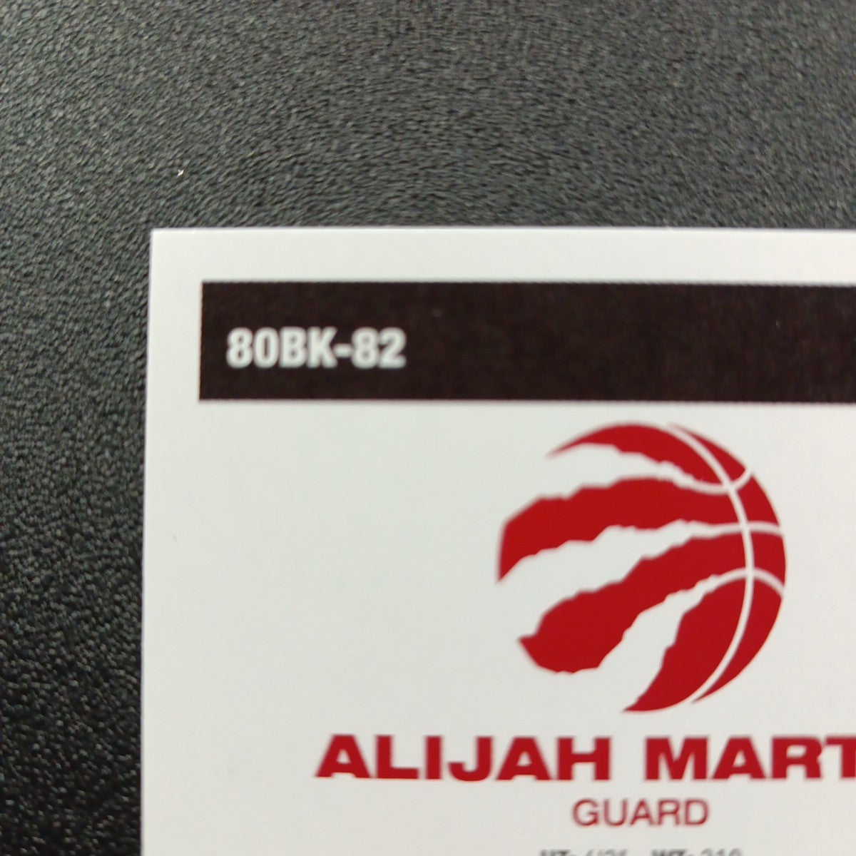 2025-26 Topps Basketball Card Alijah Martin Silver Foil 45th Anniversary