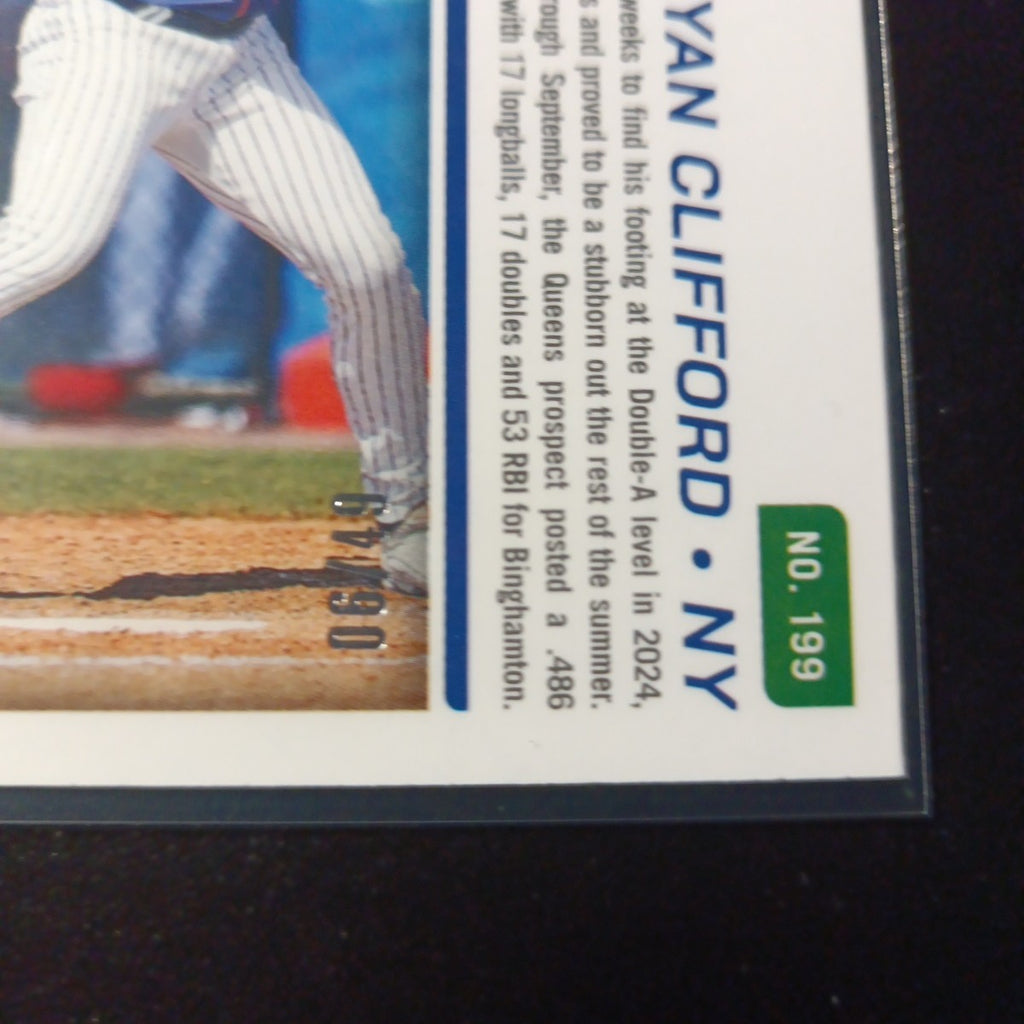 # /49 Prizm Autograph Ryan Clifford Panini Prospect Rookie Baseball Card 2024