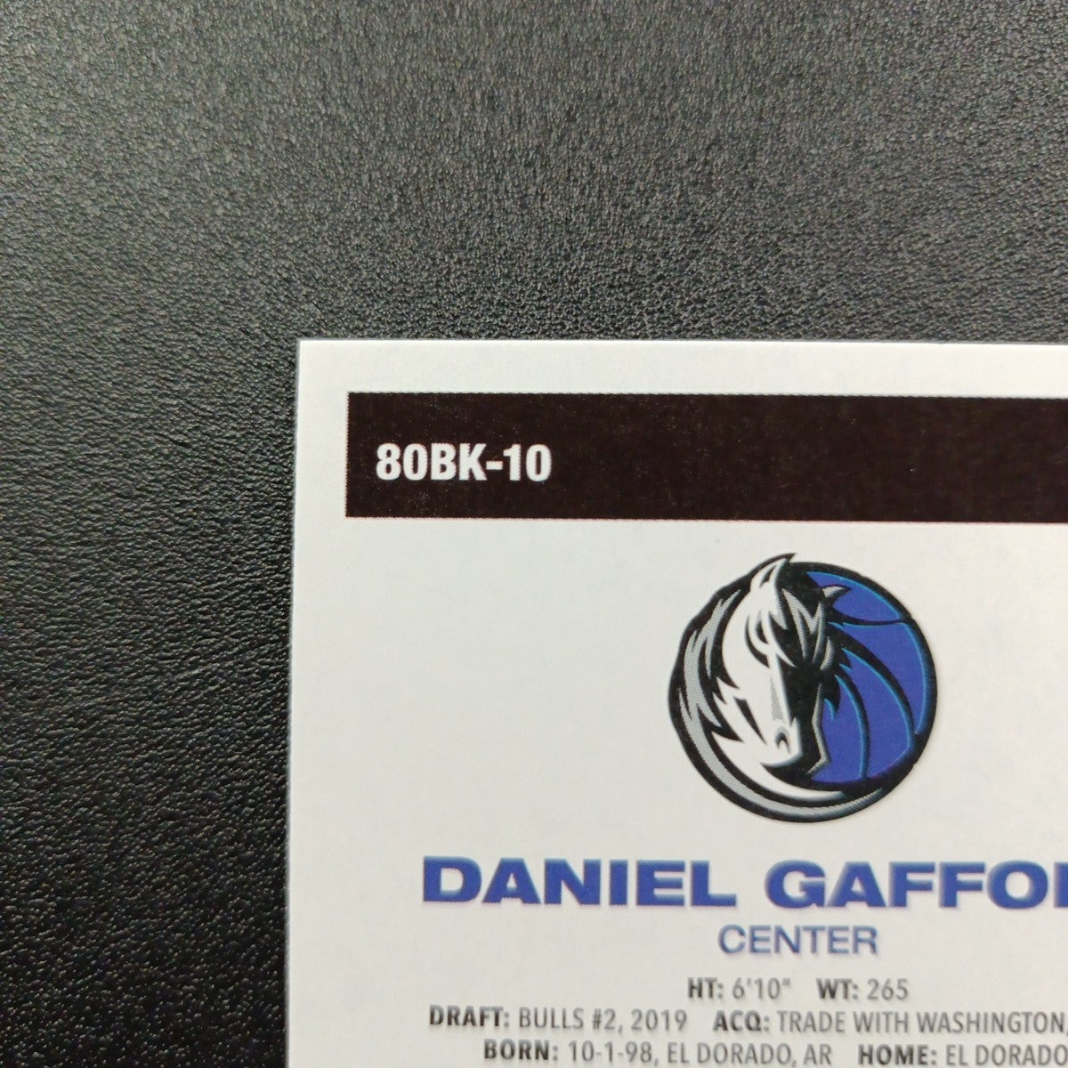 2025-26 Topps Basketball Card Daniel Gafford Silver Foil 45th Anniversary