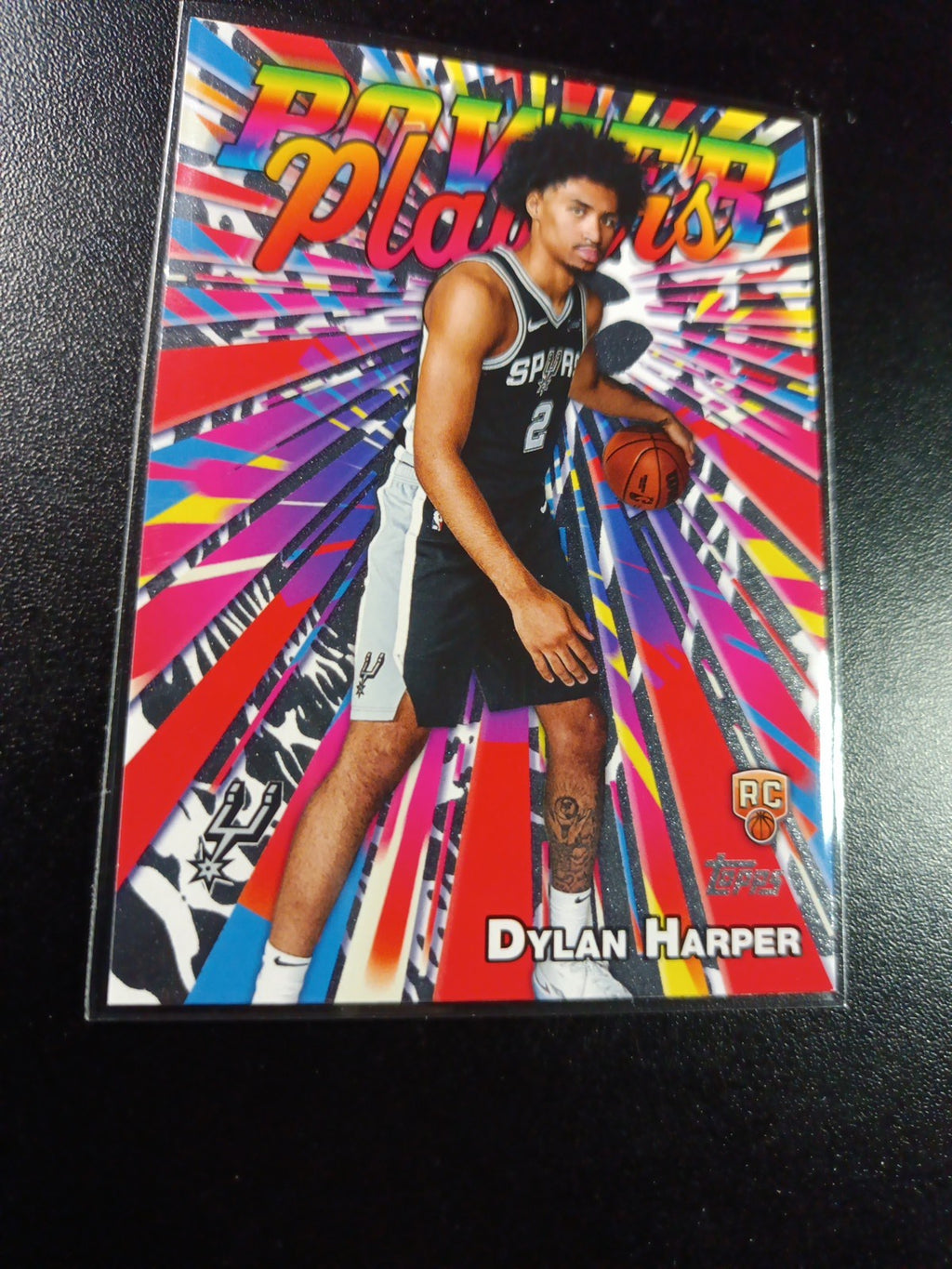 Dylan Harper Rookie Silver Foil Power Players Card 2025-26 Topps Basketball