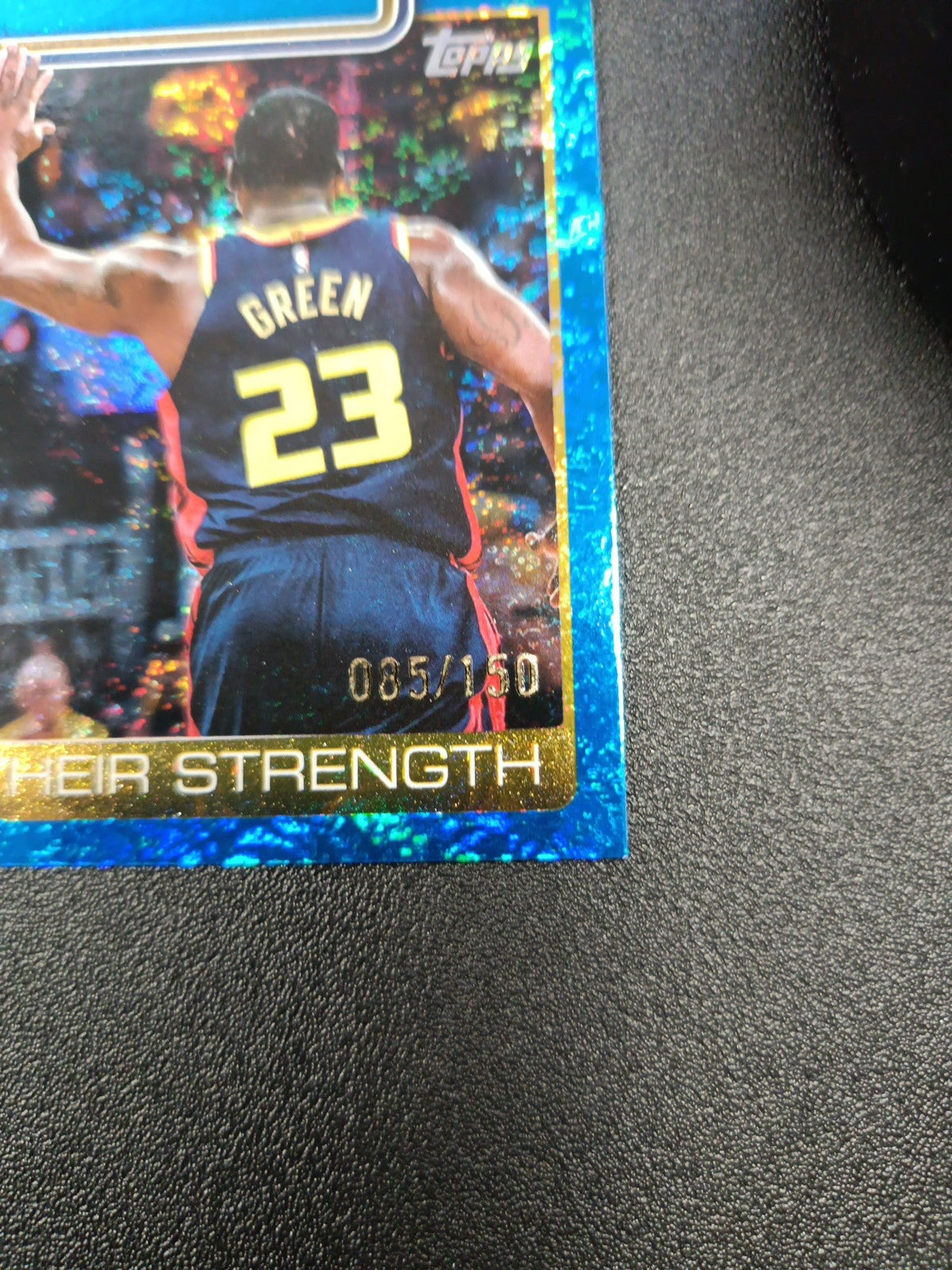# /150 Topps Basketball 2025-26 Stephen Curry Dub Nation Blue Speck Prizm Dubs