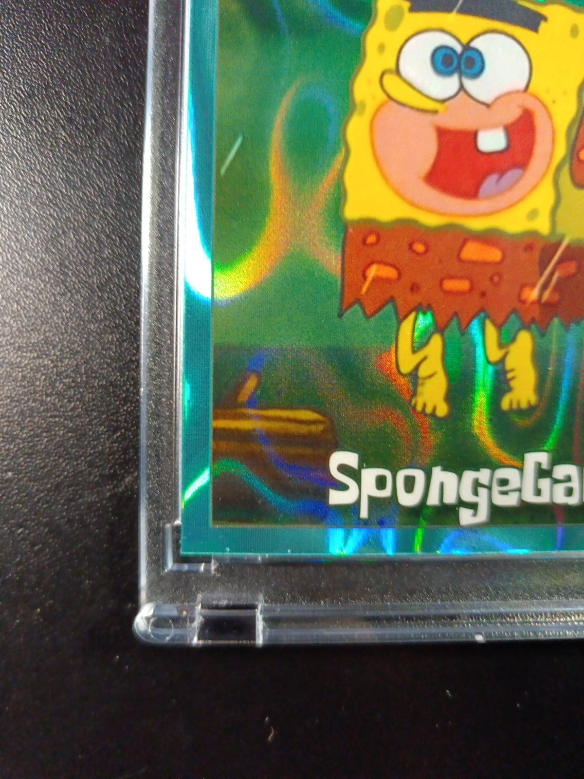 SpongeBob 11/199 SpongeGar LOW NUMBER Aqua Lava Refractor Card Topps Chrome /199