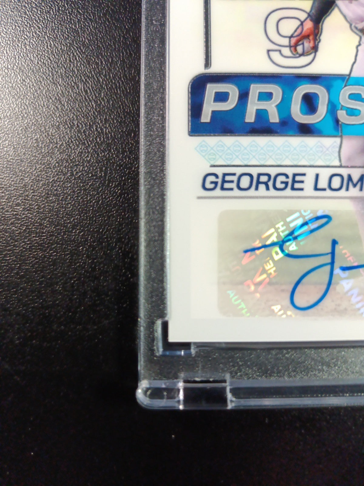 Yankees Rookie Autograph George Lombard Jr Prospect Glossy Baseball Card
