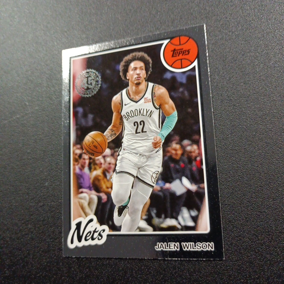 2025-26 Topps Basketball Card Jalen Wilson Silver Foil 45th Anniversary