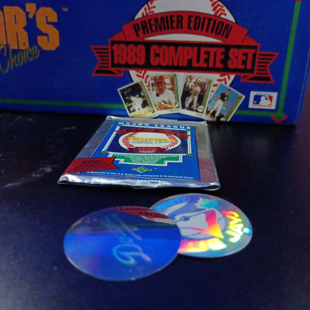 Dodgers & Blue Jays World Series 1989 Upper Deck Hologram Stickers & Foil Pack