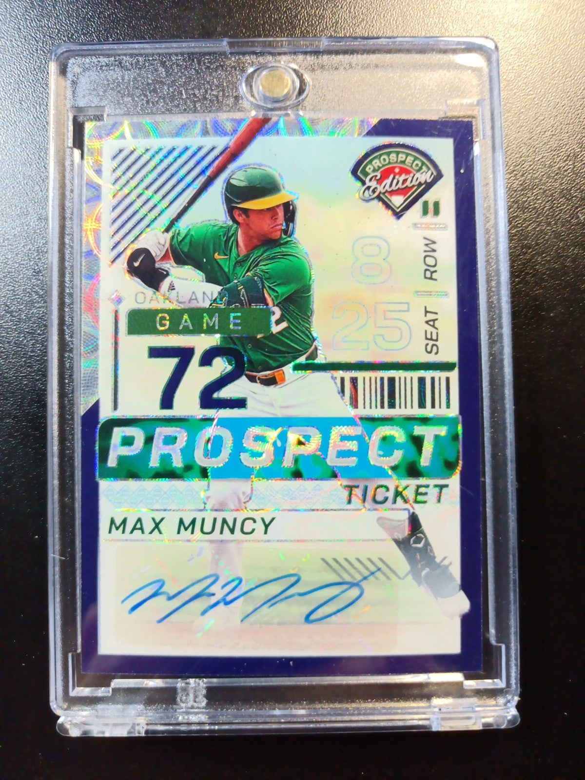 # /49 Error Card Autograph Dodgers Max Muncy Rookie World Series Baseball Card