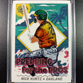Nick Kurtz Artist Sketch Card Rookie Panini Prepping For the Pros 2024 Gift Idea