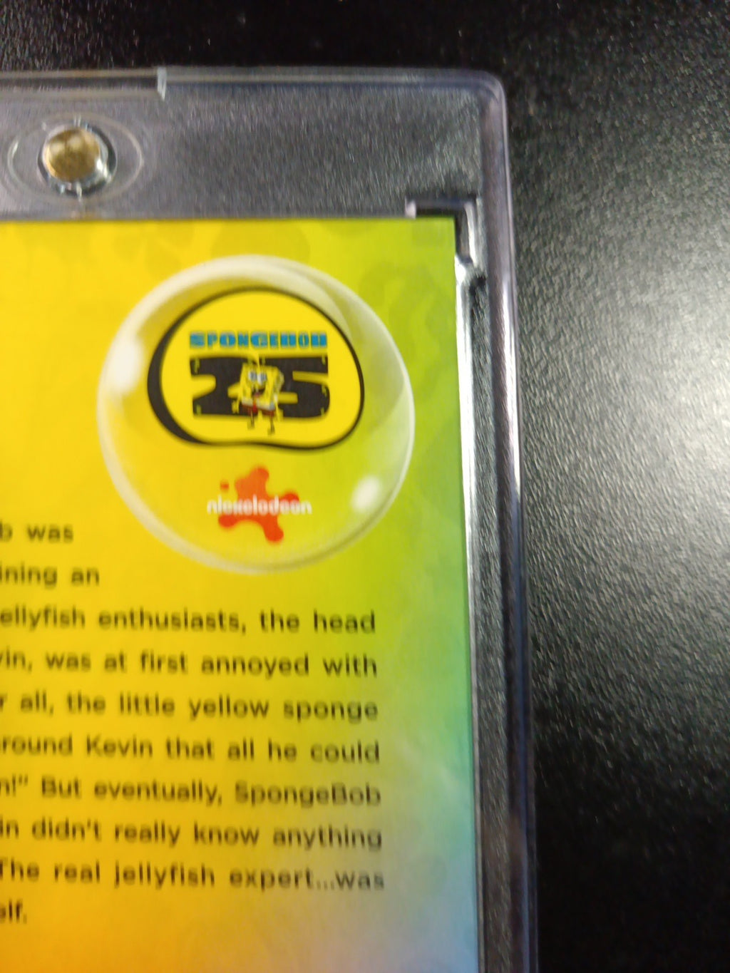 SpongeBob 178/199 Hi Kevin Jellyfish Hat Aqua Lava Refractor Card Topps /199