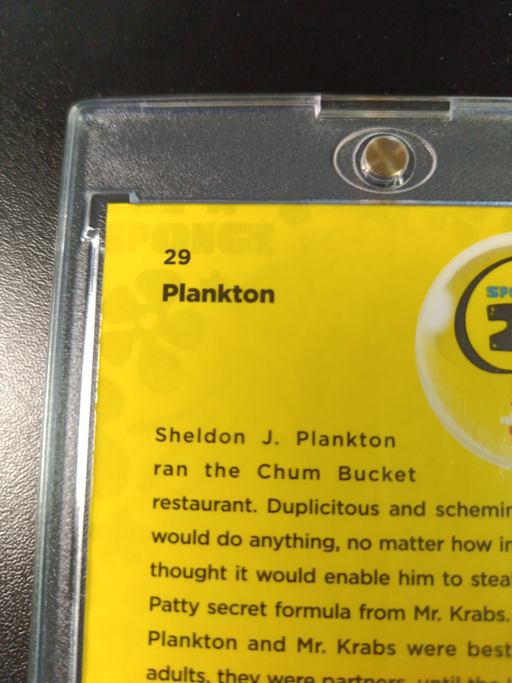 SpongeBob #/199 Plankton Aqua Green Wave Prizm Refractor Topps Chrome 2025