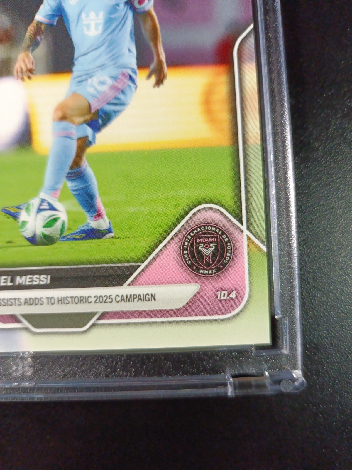 # /5 Lionel Messi Red Foil Topps Now  Variant & Base Card 107 Soccer 2025