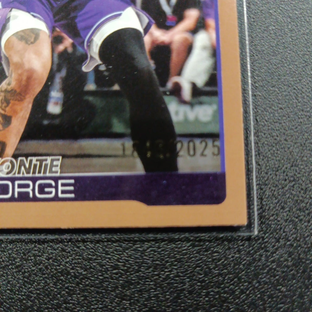 # /2025 Gold Topps Basketball 2025-26 Card Keyonte George 1849/2025 Case Hit