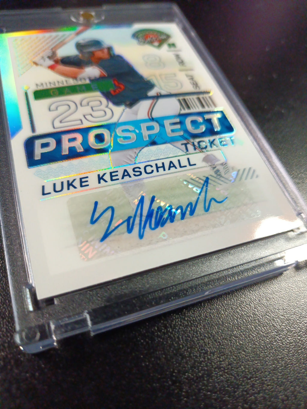 Twins Rookie Autograph Luke Keaschall Prospect Rare Baseball Card 