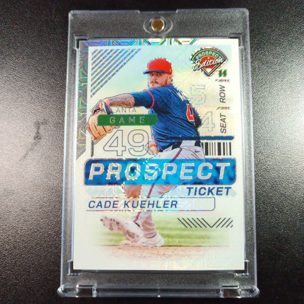 Cade Kuehler # /25 Rare Rookie Atlanta Mojo Prizm Baseball Card MLB