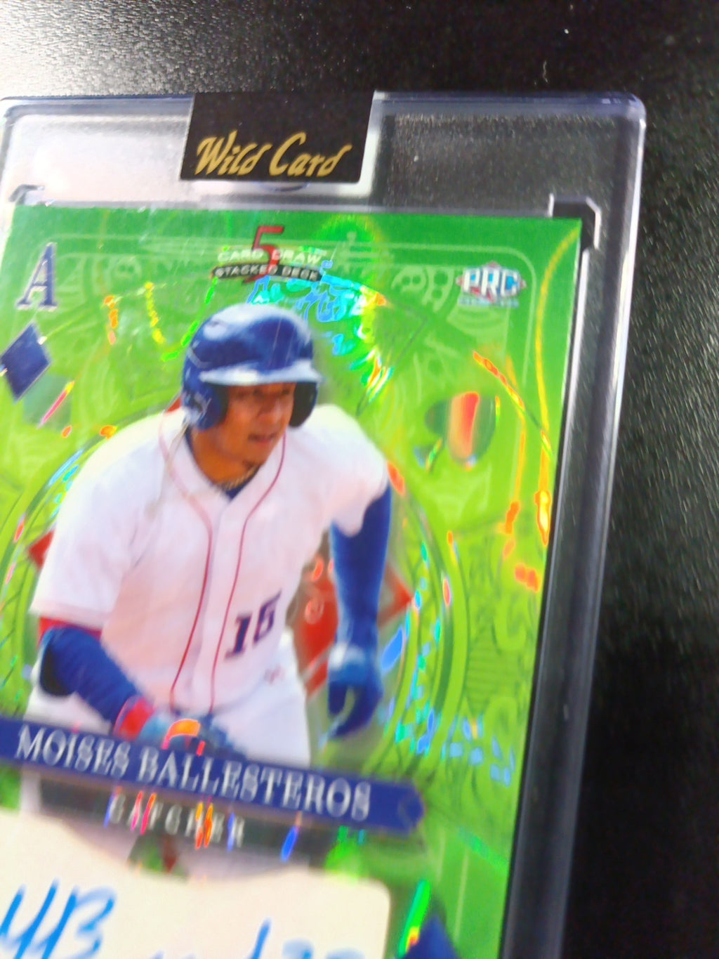 Moises Ballesteros #1/3 Autograph Rare Rookie MLB Baseball Card Wave Prizm