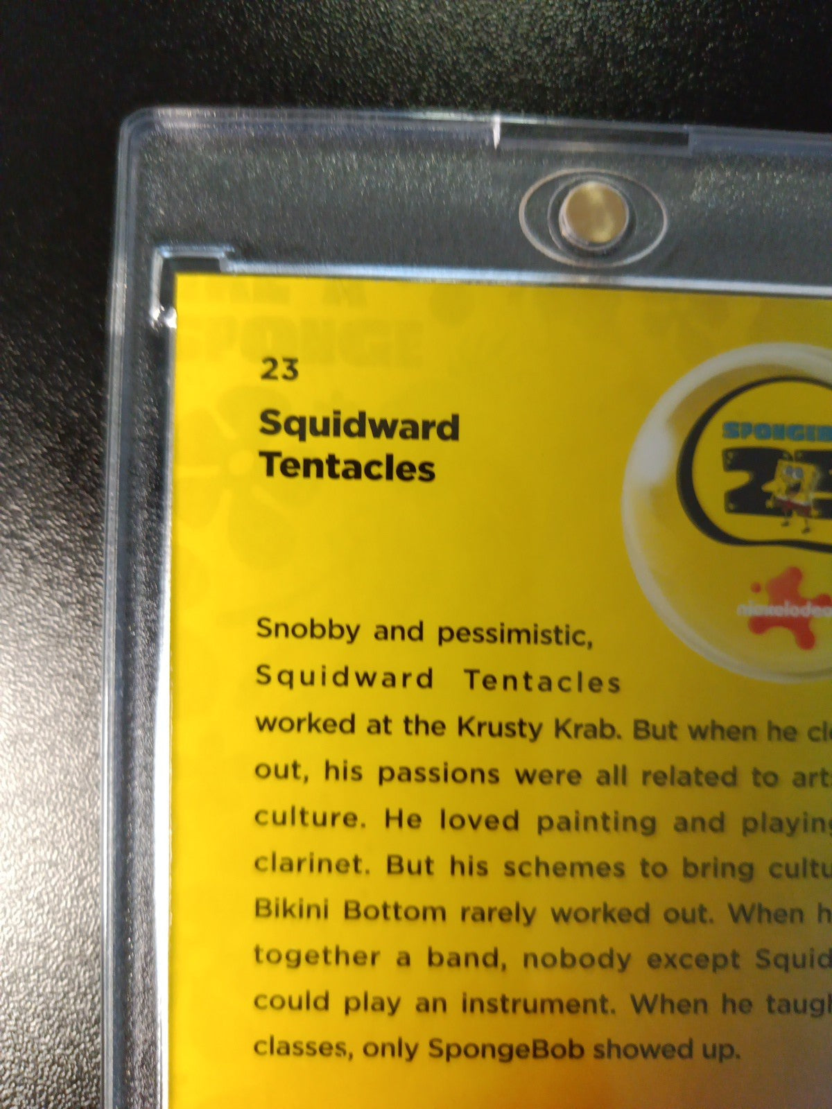 SpongeBob /150 Blue Refractor Squidward Tentacles Krusty Krab Topps 2025 Card