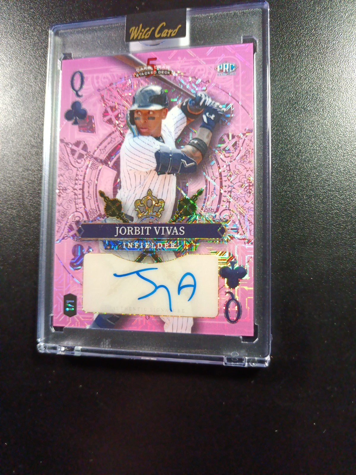 Jorbit Vivas #1/1 Superfractor Autograph Rare Rookie MLB Baseball Card Prizm