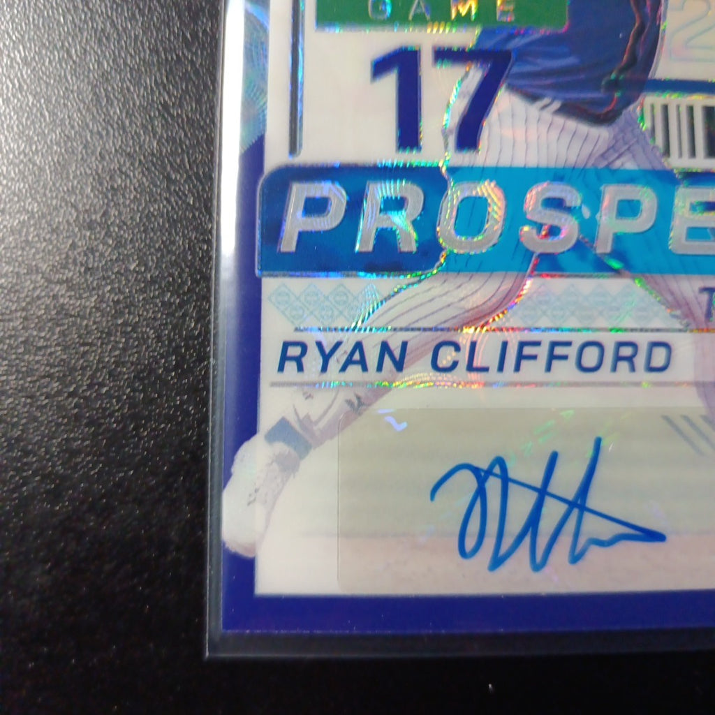 # /49 Prizm Autograph Ryan Clifford Panini Prospect Rookie Baseball Card 2024