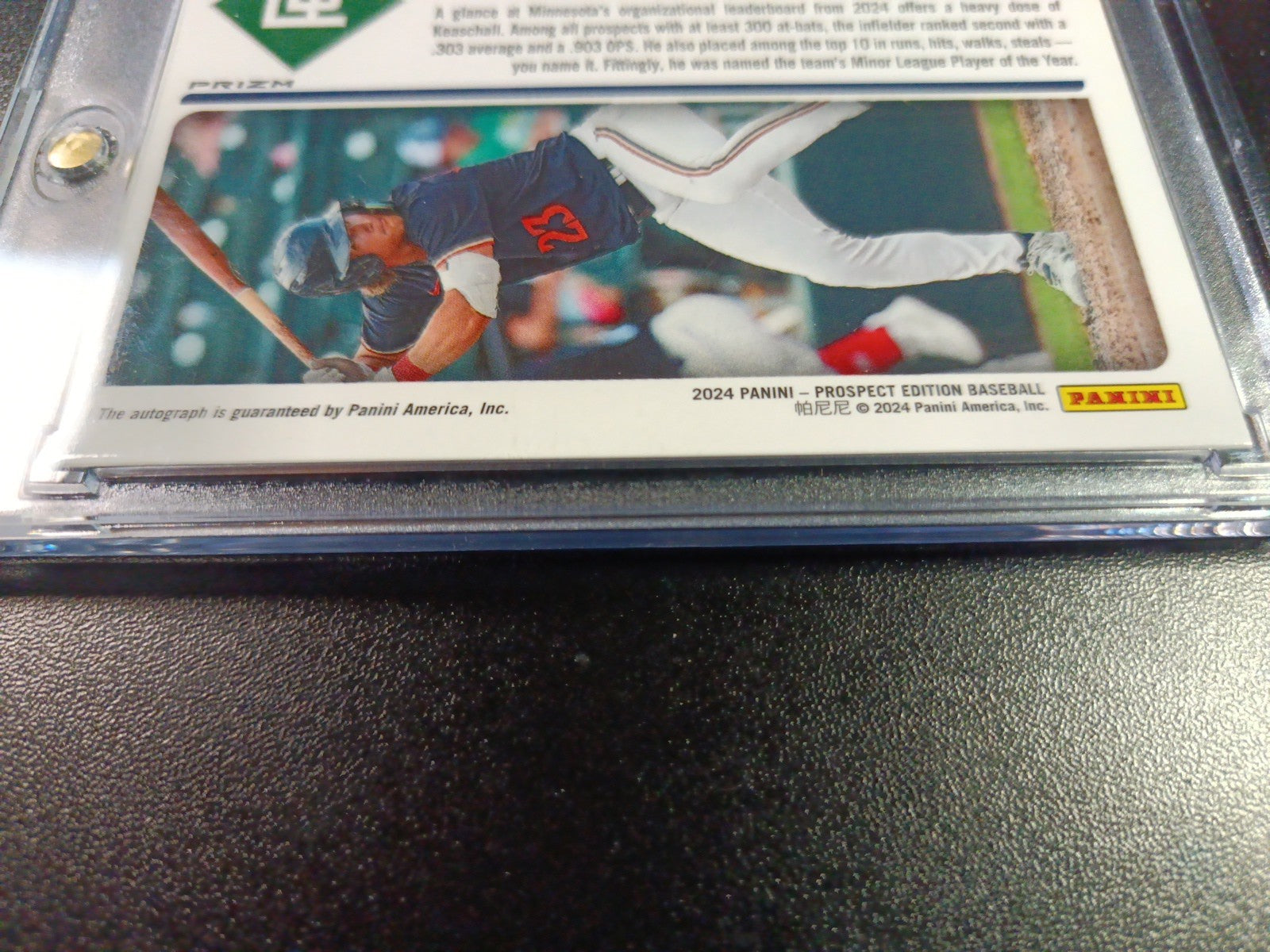 Twins Rookie Autograph Luke Keaschall Prospect Rare Baseball Card 