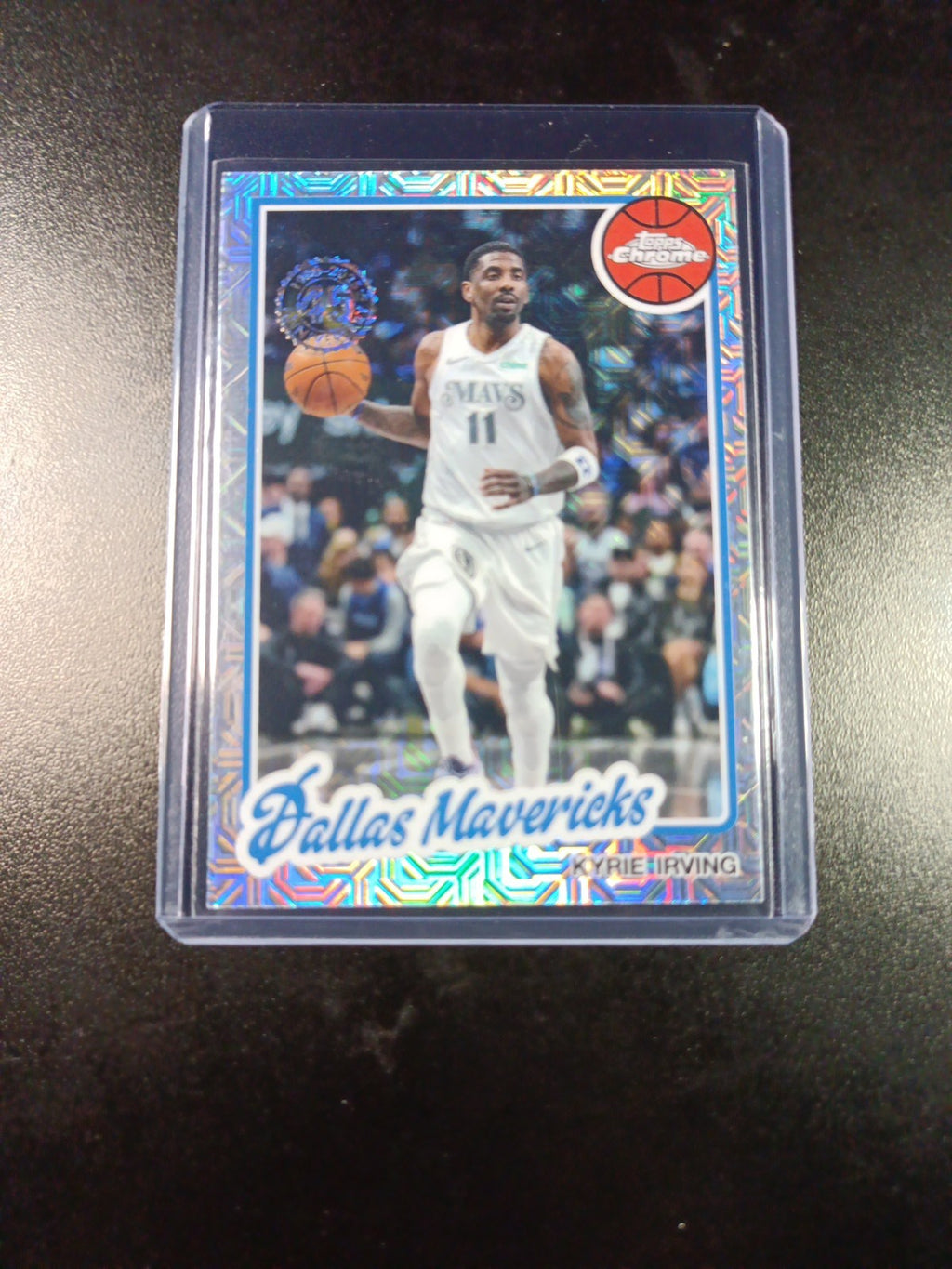 Mojo Refractor Kyrie Irving 45th Anniversary Card 25-26 Topps Basketball NBA