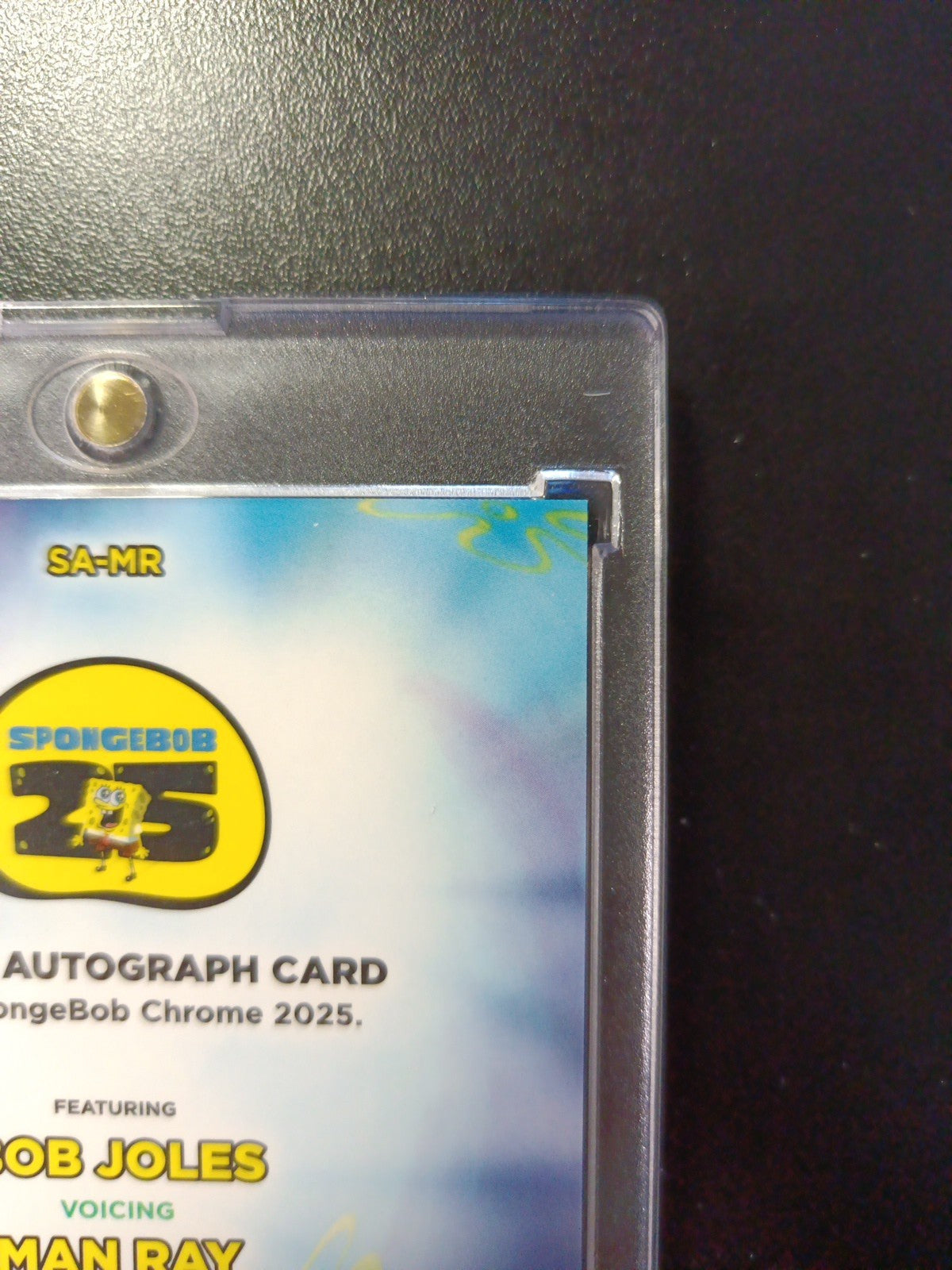 SpongeBob Autograph Man Ray Bob Joles Topps Chrome 2025 Refractor Card