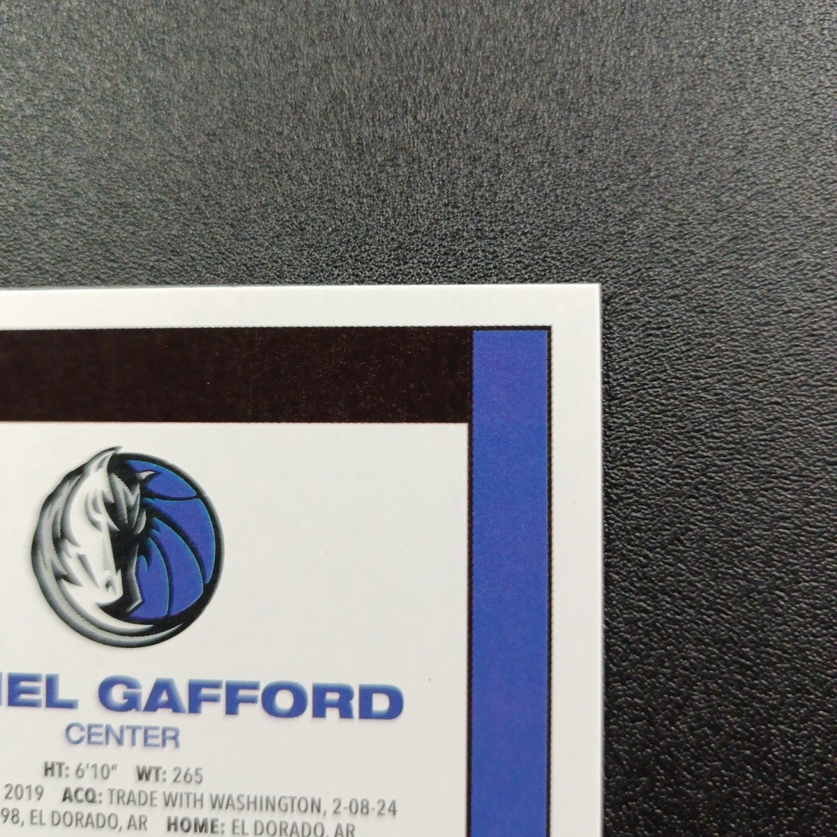 2025-26 Topps Basketball Card Daniel Gafford Silver Foil 45th Anniversary