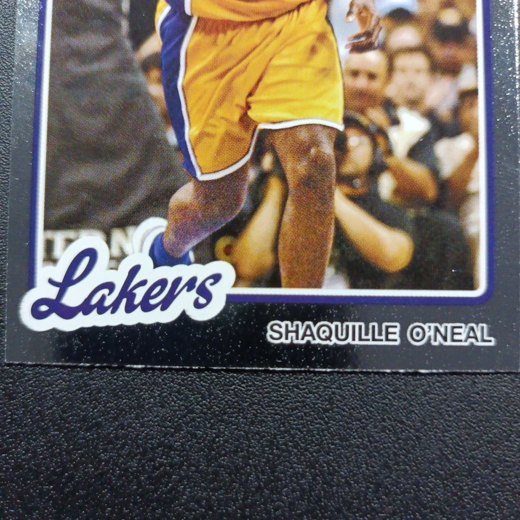 2025-26 Topps Basketball Card Shaquille O'Neal Silver Foil 45th Anniversary