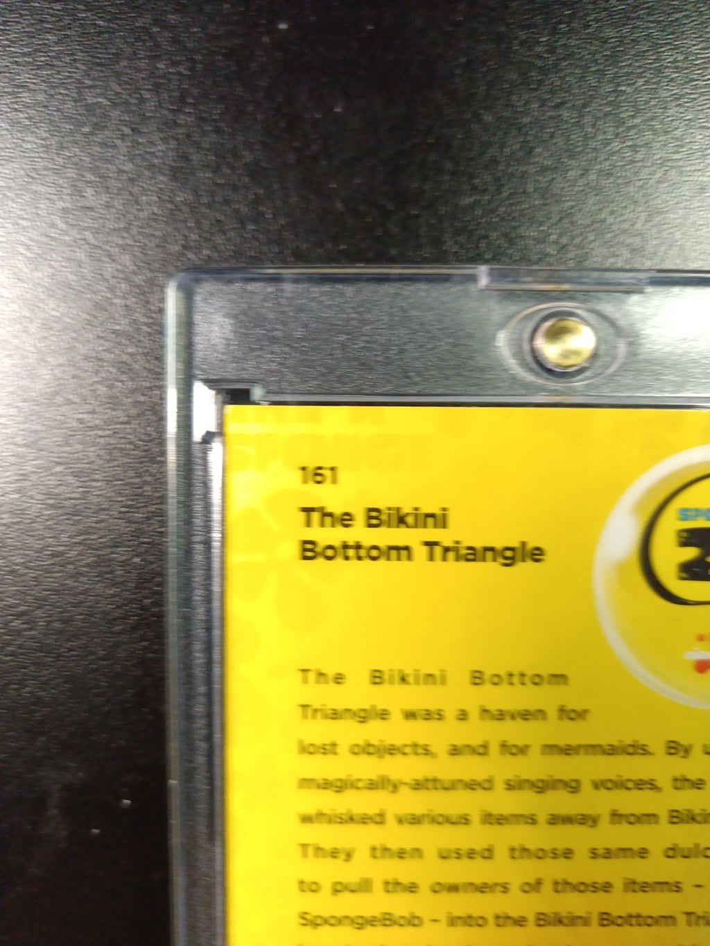 SpongeBob # 152/175 Silver Wave Refractor Bikini Bottom Triangle Card Topps /175