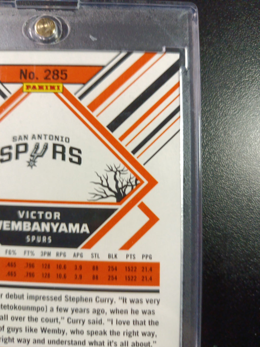 Spider Web Holo Wembanyama NBA Haunted Hoops 2024-25 Basketball Card Spurs Prizm