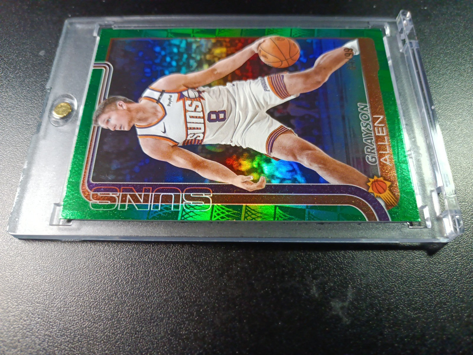 /99 Grayson Allen Season Tip Off Green Logofractor Card 2025-26 Topps Basketball